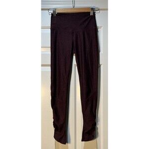 NEW Zella High Waist Purple Heathered Leggings Yoga Activewear Pants Size XS